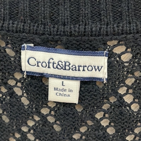 ❤️ CROFT & BARROW Sweater Top Size L - Picture 4 of 4